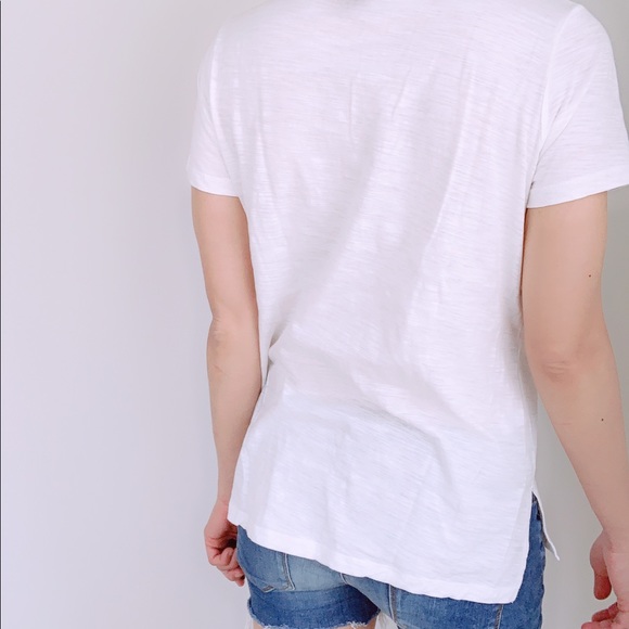 My Vintage Cotton V Neck Pocket Tee - Picture 6 of 8